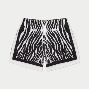 Mavrans Black Zebra Game Swim Short Size Small Limited Edition Print